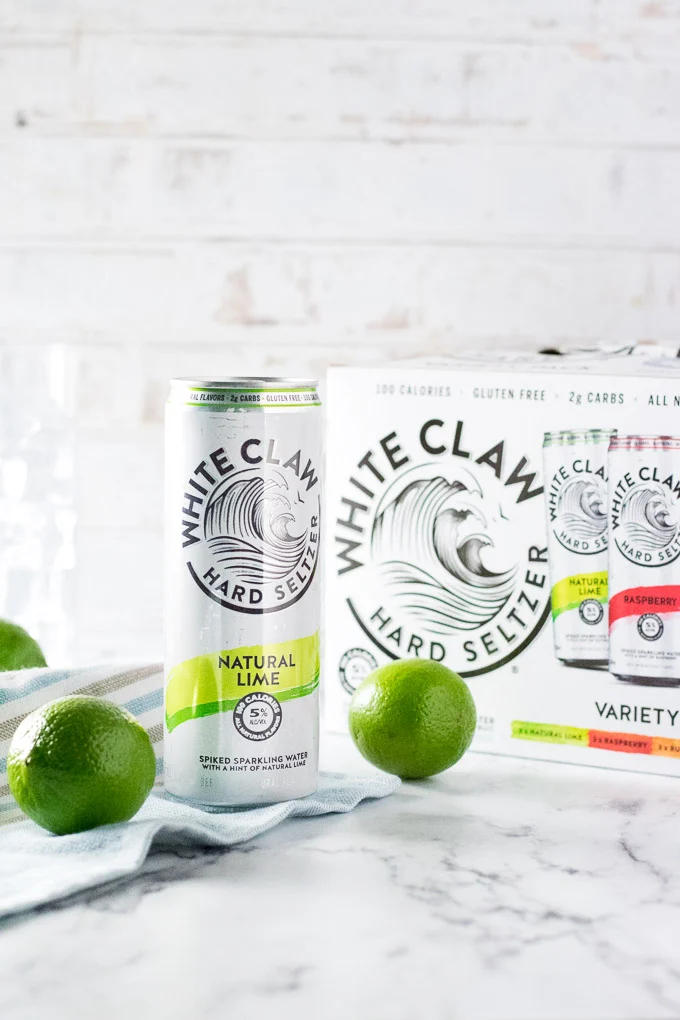 white claw can, low calorie alcoholic drinks
